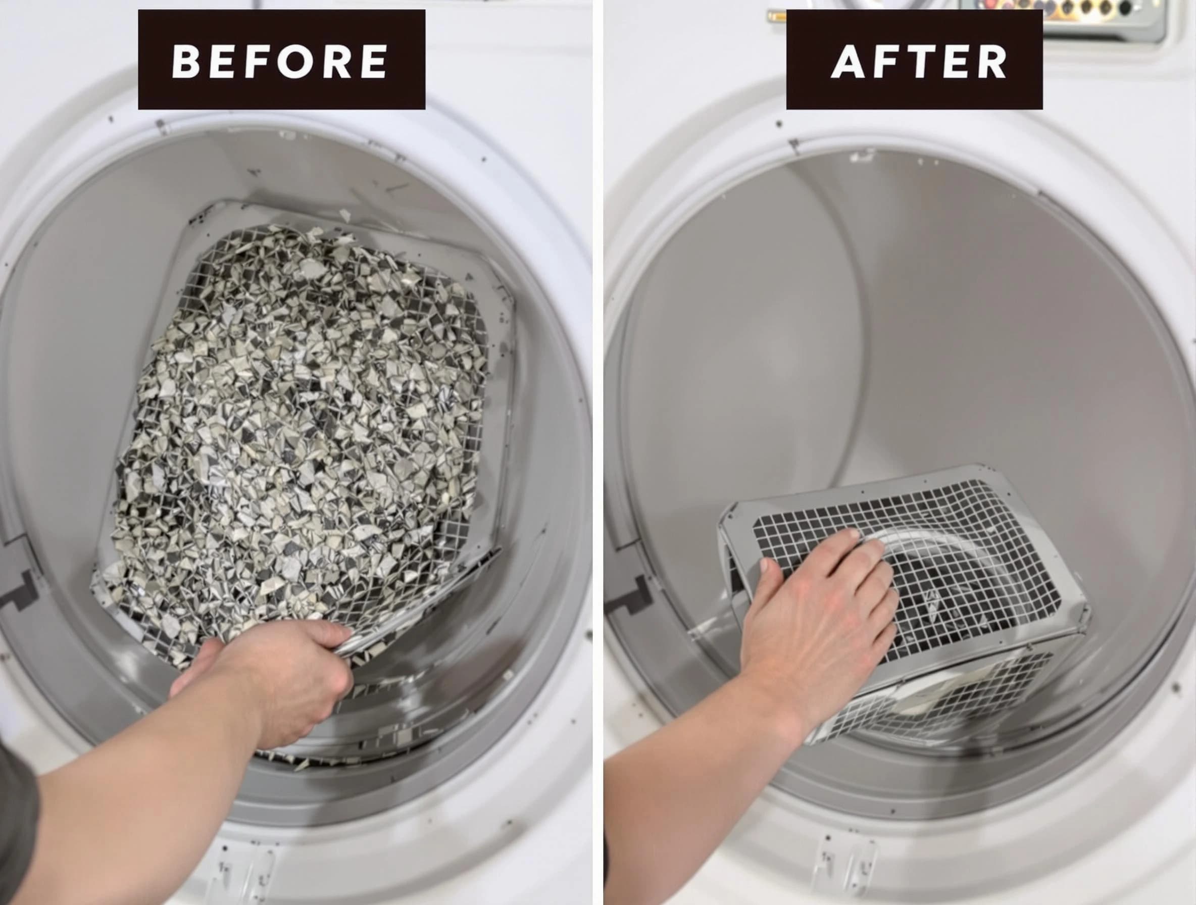 Professional lint trap cleaning by Allison Park Dryer Vent Cleaning in Allison Park