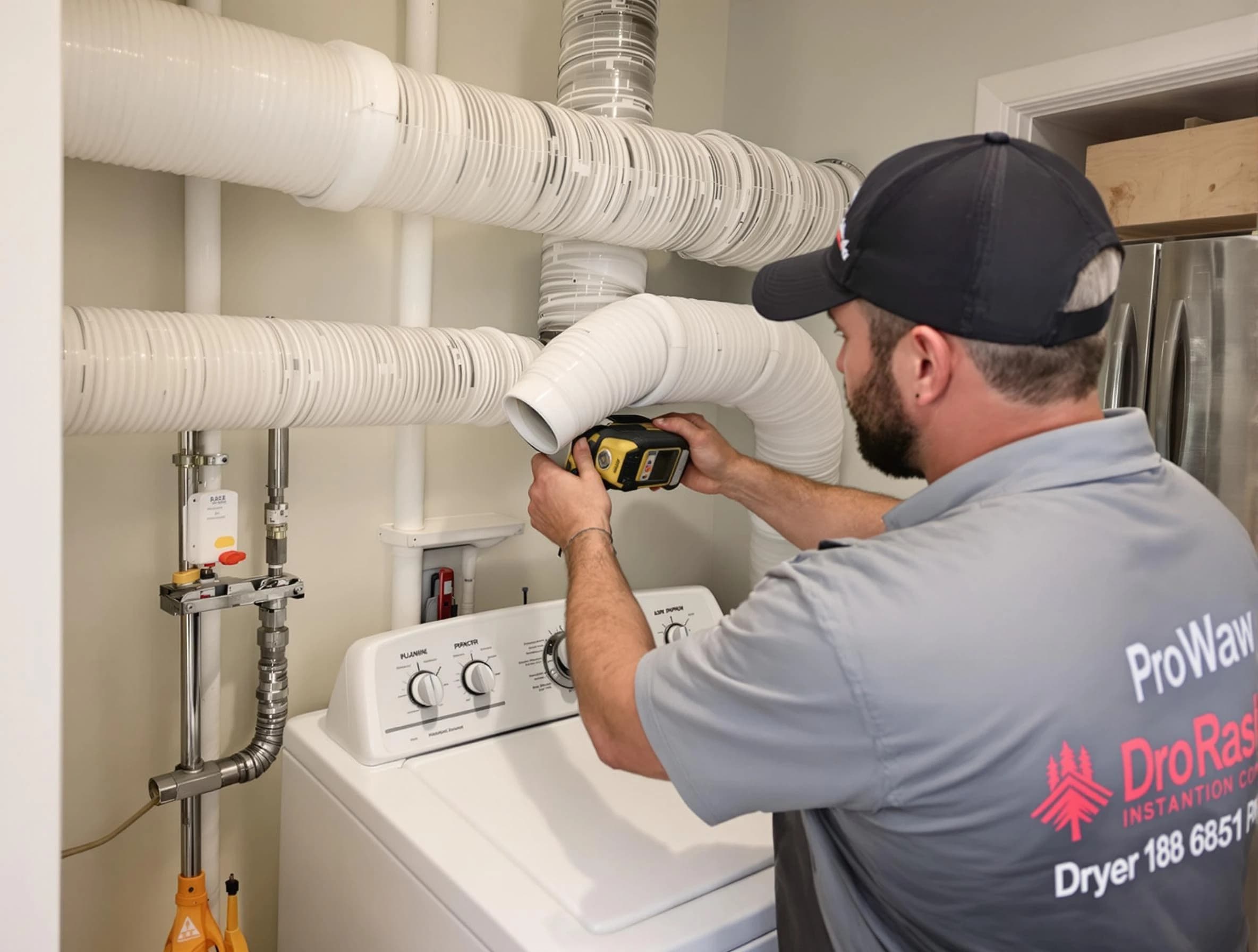 Professional dryer vent hose installation by Allison Park Dryer Vent Cleaning in Allison Park